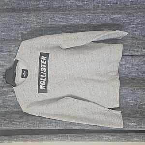 Mens XL light gray Hollister sweatshirt